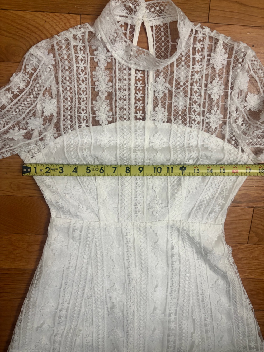 Showpo ‘Another Girl Dress’ White Lace Long-Sleeve Dress 52327DSP ✨SOLD OUT✨ - Picture 6 of 13